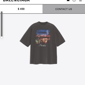 Balenciaga Souvenir T-Shirt Sz S